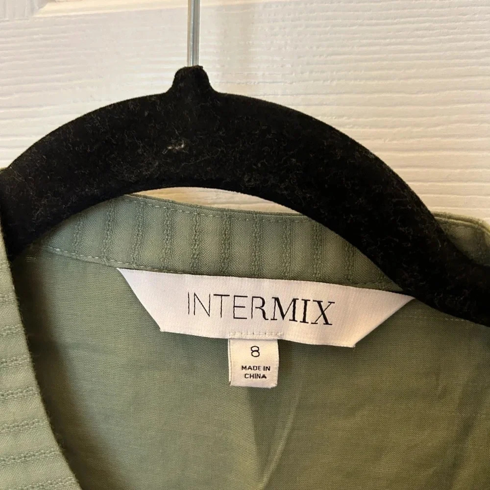 Intermix Eloise Ruffled Button-Down Blouse - image 6